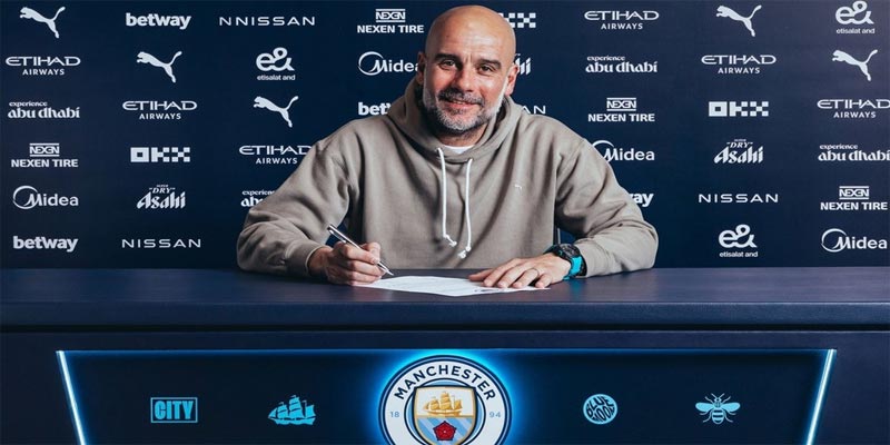 Pep Guardiola gia hạn hợp đồng, tiếp tục dẫn dắt Man City thêm hai mùa